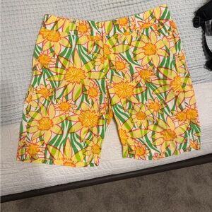 Daffodils Shorts Lily Pulitzer Resort Fit